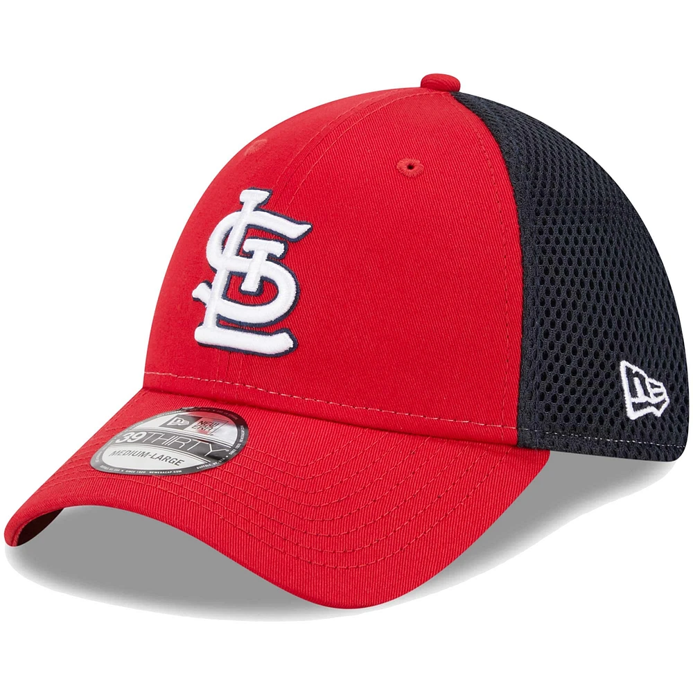 Men's New Era Red St. Louis Cardinals Team Neo 39THIRTY Flex Hat