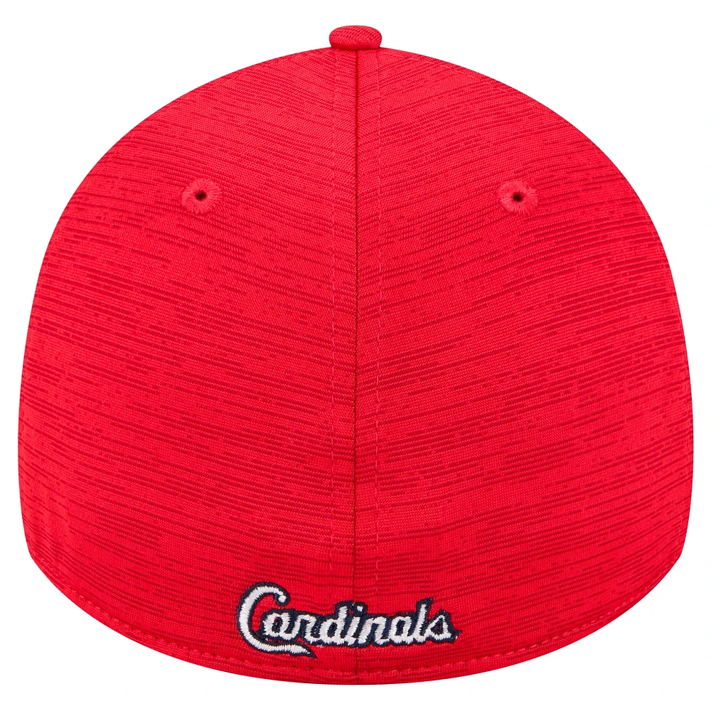 Men's New Era Red St. Louis Cardinals Tech 39THIRTY Flex Hat