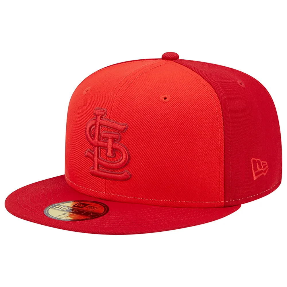 Houston Astros New Era Tri-Tone 59FIFTY Fitted Hat - Orange