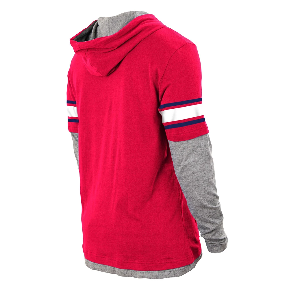 Sweat à capuche rouge Twofer des Cardinals de Saint-Louis New Era pour homme