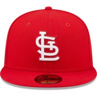 Men's New Era St. Louis Cardinals White Logo 59FIFTY Fitted Hat