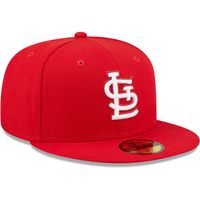 Men's New Era St. Louis Cardinals White Logo 59FIFTY Fitted Hat