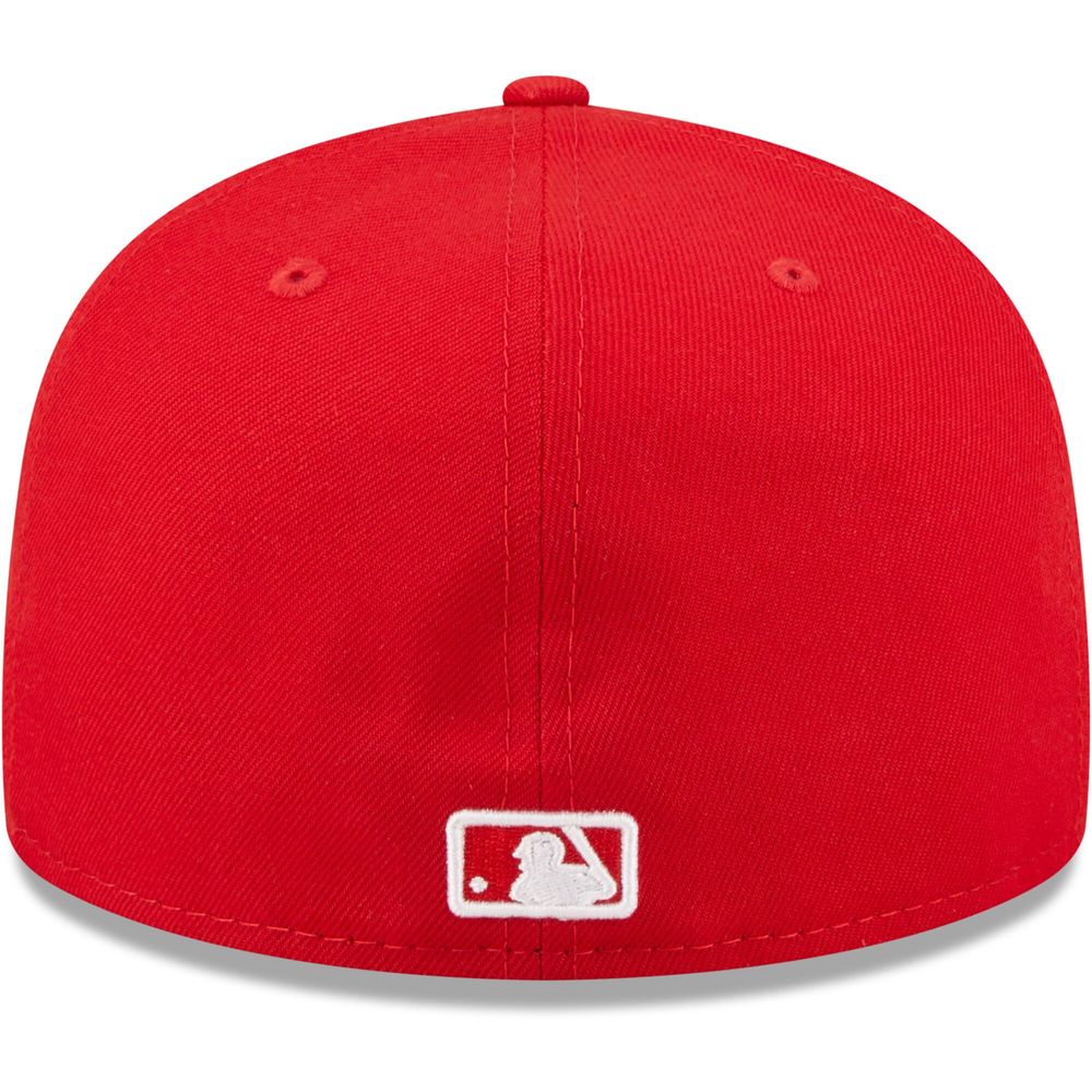Men's New Era St. Louis Cardinals White Logo 59FIFTY Fitted Hat