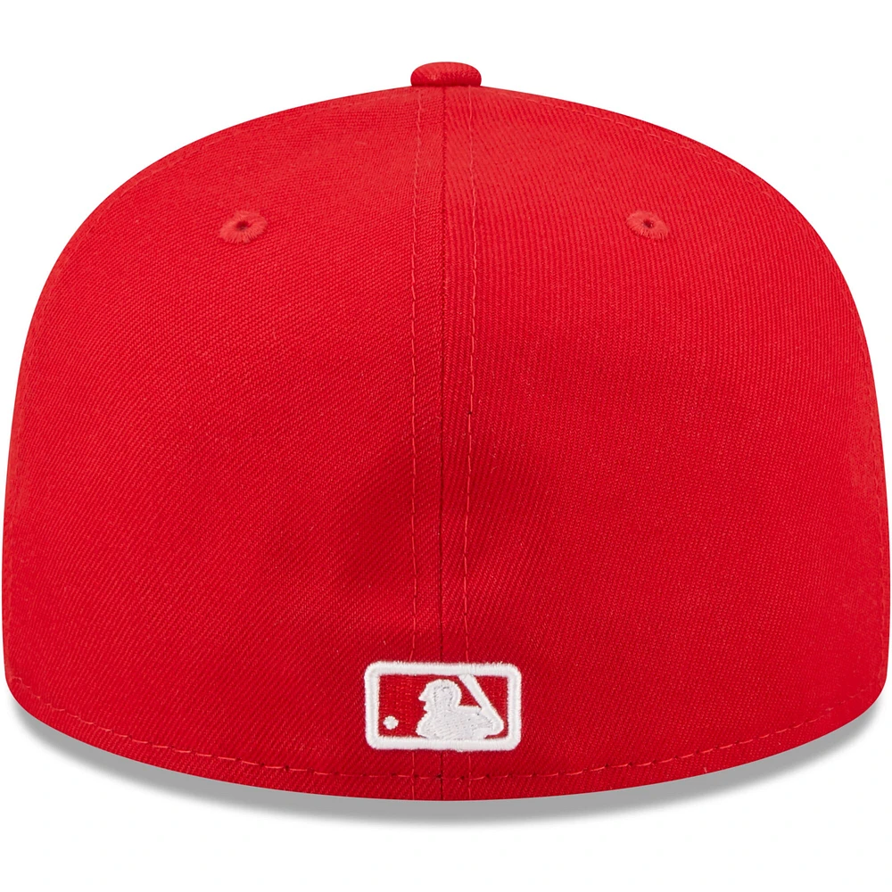 Men's New Era St. Louis Cardinals White Logo 59FIFTY Fitted Hat