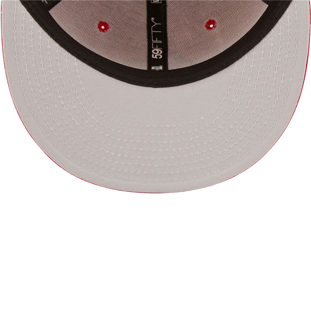 Men's New Era St. Louis Cardinals White Logo 59FIFTY Fitted Hat