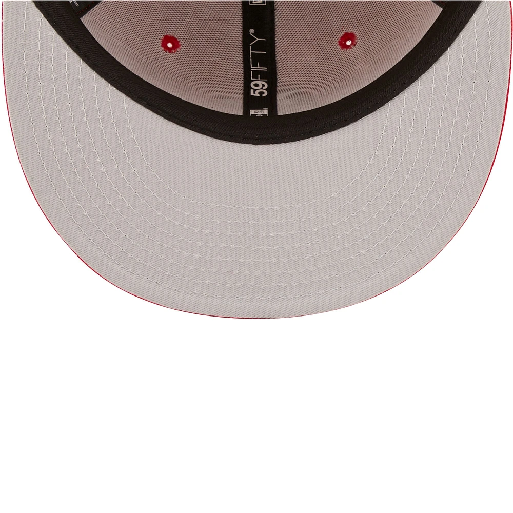Men's New Era St. Louis Cardinals White Logo 59FIFTY Fitted Hat