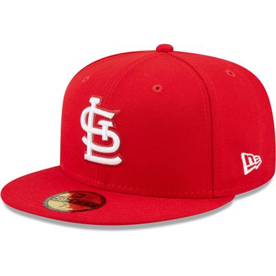 Men's New Era St. Louis Cardinals White Logo 59FIFTY Fitted Hat
