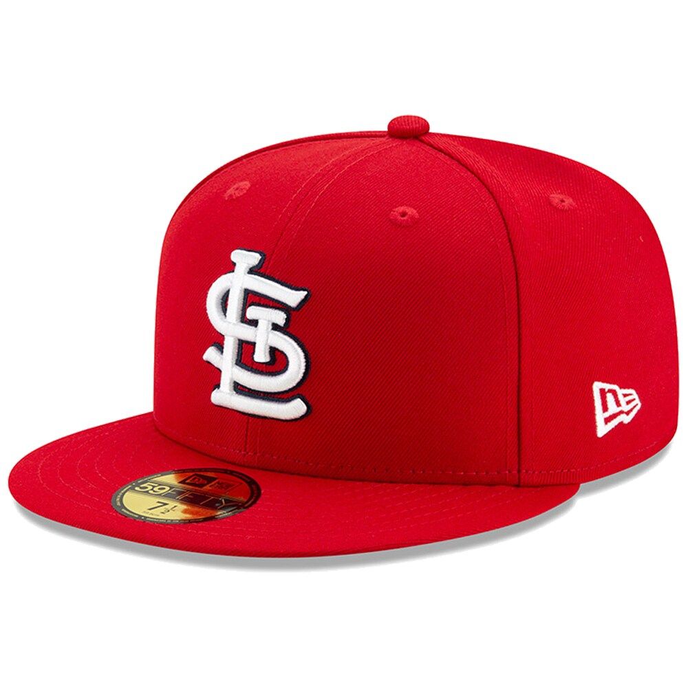 Men's New Era St. Louis Cardinals Red On-Field Authentic Collection 59FIFTY Fitted Hat