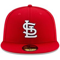 Men's New Era St. Louis Cardinals Red On-Field Authentic Collection 59FIFTY Fitted Hat