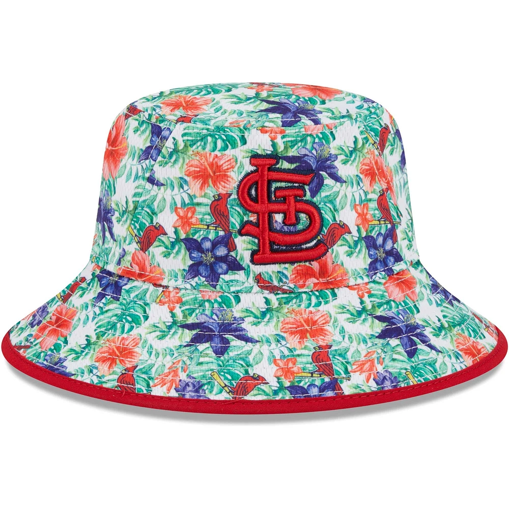 Chapeau bob Tropic Floral des Cardinals de Saint-Louis New Era pour homme