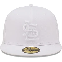 Casquette ajustée 59FIFTY pour homme avec logo blanc sur des Cardinals de Saint-Louis New Era