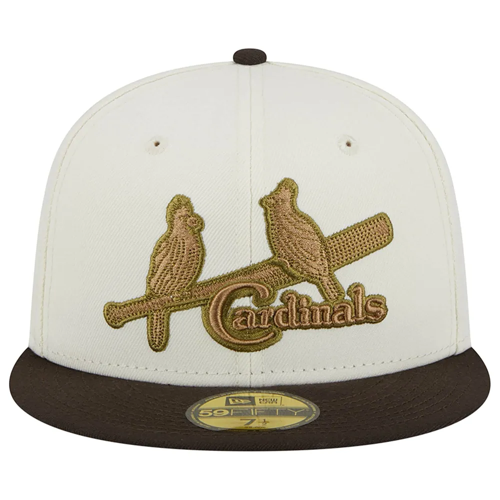 Casquette ajustée 59FIFTY des St. Louis Cardinals 1934 World Series New Era pour homme, blanc/marron