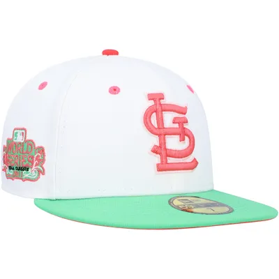 St. Louis Cardinals New Era Busch Stadium 30th Anniversary 59FIFTY Fitted  Hat - White/Pink