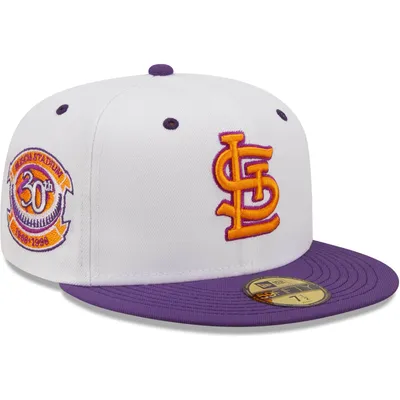 Men's St. Louis Cardinals New Era Tan 30th Season at Busch Stadium