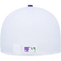 Casquette ajustée 59FIFTY pour homme avec écusson latéral de la Série mondiale 2011 des Cardinals St. Louis New Era, blanc