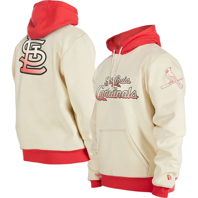 St. Louis Cardinals Antigua Victory Pullover Team Logo Hoodie - Charcoal