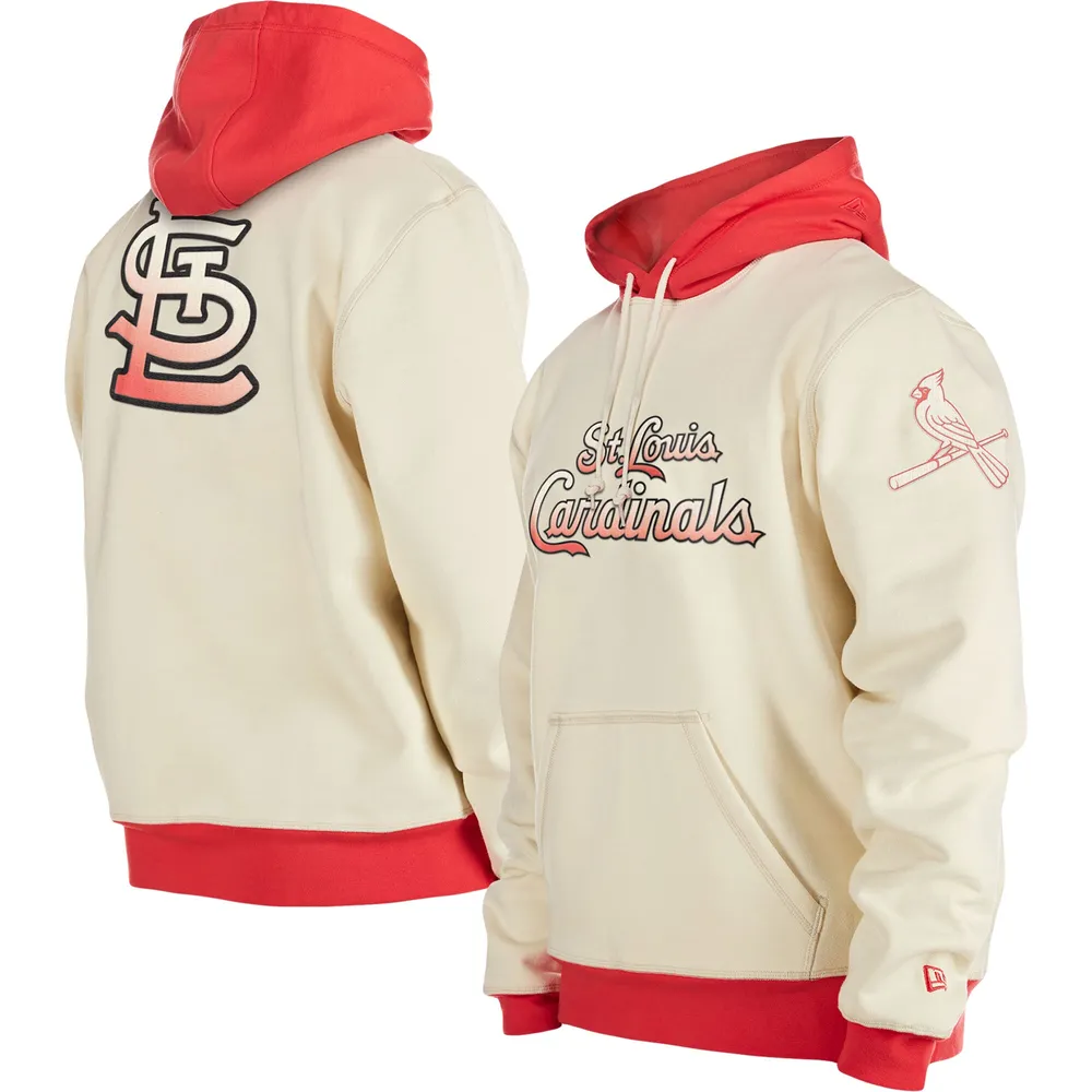 Lids St. Louis Cardinals New Era Color Pack Team Front & Back Pullover  Hoodie - White