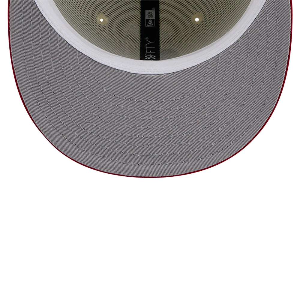 Men's New Era White St. Louis Cardinals Cooperstown Collection Alternate Chrome 59FIFTY Fitted Hat