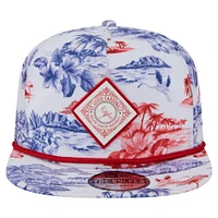 Men's New Era White St. Louis Cardinals Printed Island Golfer Snapback Hat