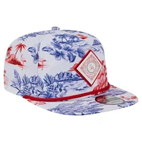 Men's New Era White St. Louis Cardinals Printed Island Golfer Snapback Hat