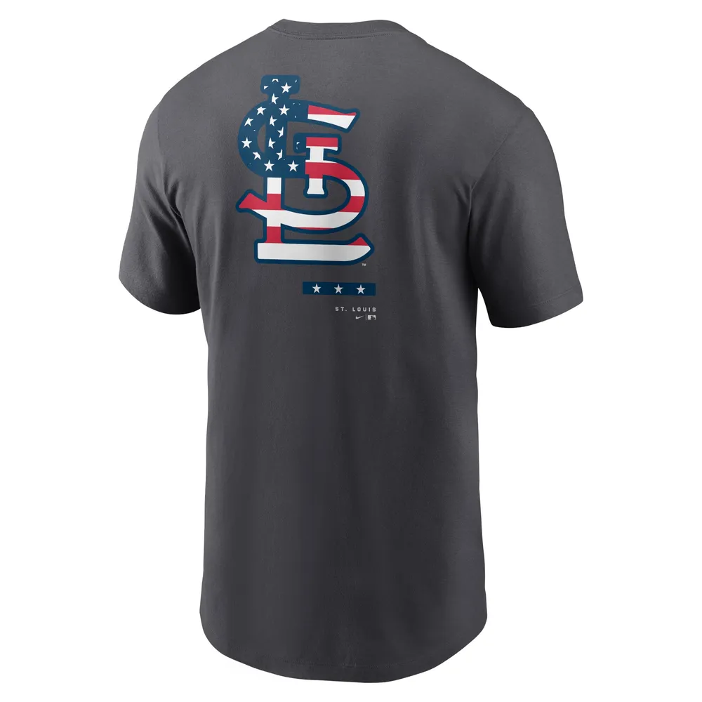 Men's Nike Anthracite St. Louis Cardinals Americana T-Shirt