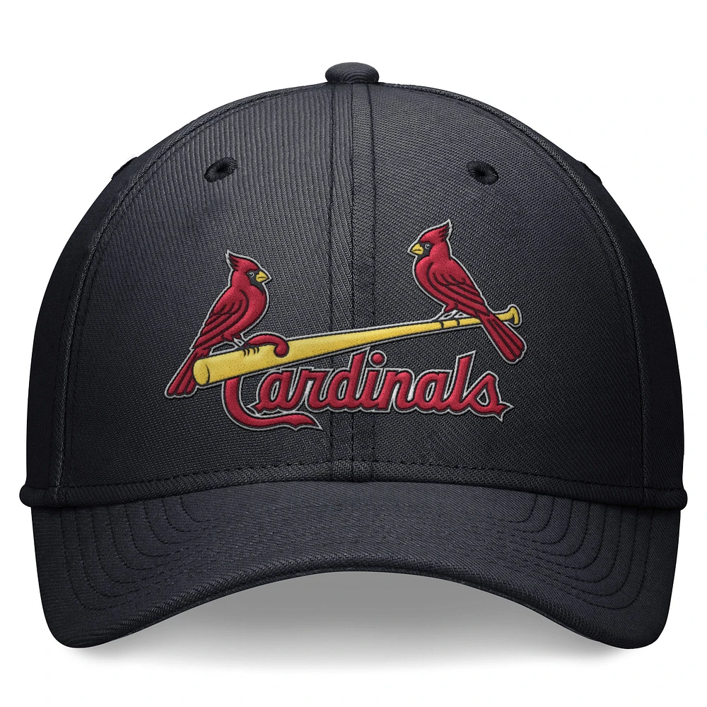 Men's Nike Black St. Louis Cardinals Performance Flex Hat