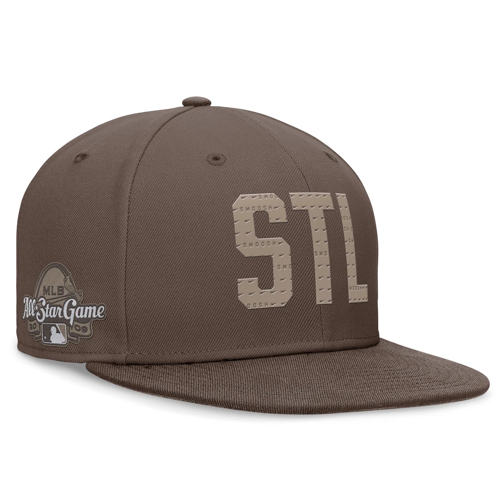 Casquette ajustée Nike marron St. Louis Cardinals Statement Ironstone Performance True pour hommes