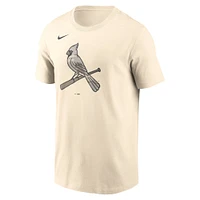 Men's Nike Cream St. Louis Cardinals Camo Logo T-Shirt