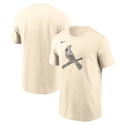 Men's Nike Cream St. Louis Cardinals Camo Logo T-Shirt