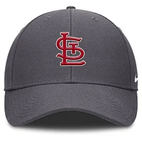 Men's Nike  Gray St. Louis Cardinals Club Performance Adjustable Hat