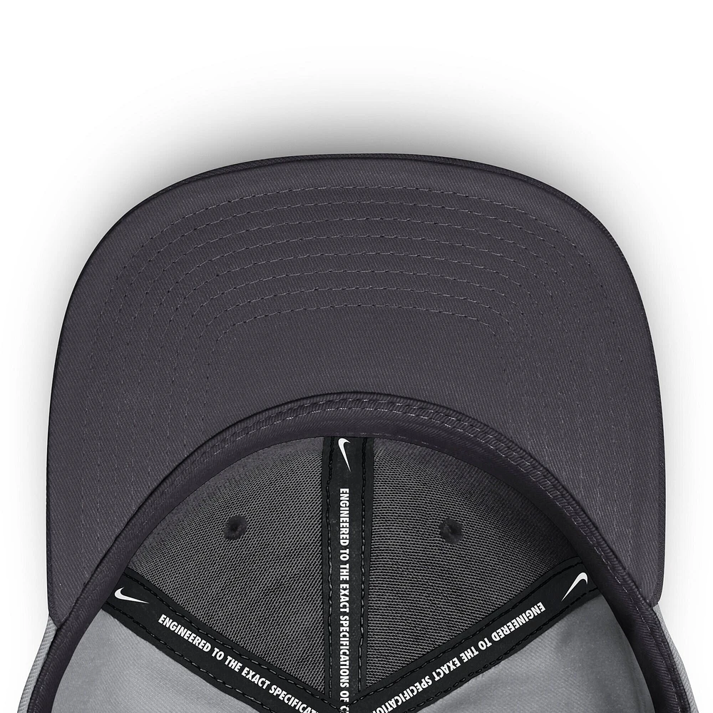 Men's Nike Gray St. Louis Cardinals True Performance Fitted Hat