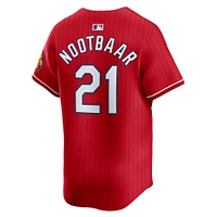 Men's Nike Lars Nootbaar Red St. Louis Cardinals City Connect Limited Jersey