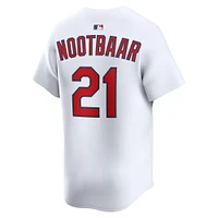 Maillot Nike Lars Nootbaar blanc pour homme, édition limitée, domicile des Cardinals de Saint-Louis