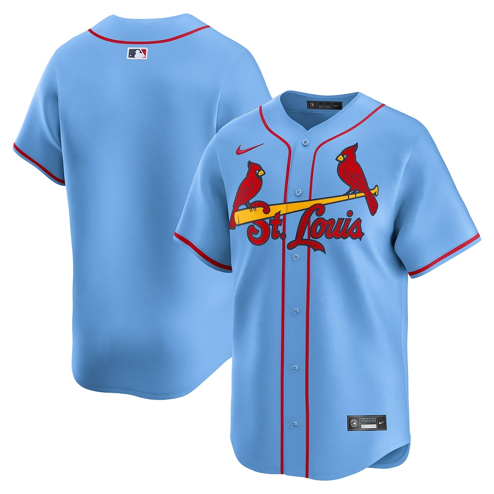 Maillot Nike bleu clair St. Louis Cardinals Alternate Limited pour homme