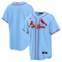 Maillot de l'équipe réplique alternative des Cardinals St. Louis Nike bleu clair pour homme