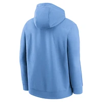 Men's Nike Light Blue St. Louis Cardinals Club Slack Pullover Hoodie