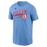 Men's Nike  Light Blue St. Louis Cardinals Cooperstown Collection Retro T-Shirt