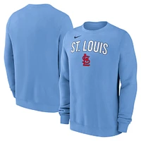 Sweat-shirt Nike bleu clair pour homme des Cardinals de Saint-Louis
