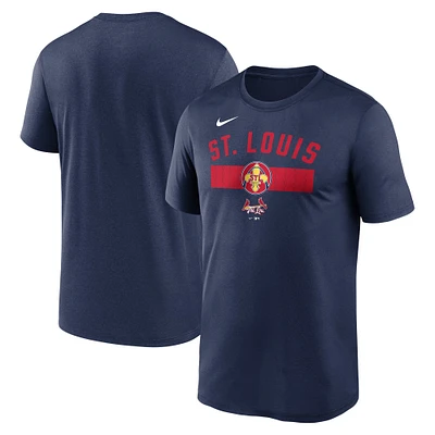 T-shirt Nike bleu marine St. Louis Cardinals 2024 City Connect Legend Performance pour homme