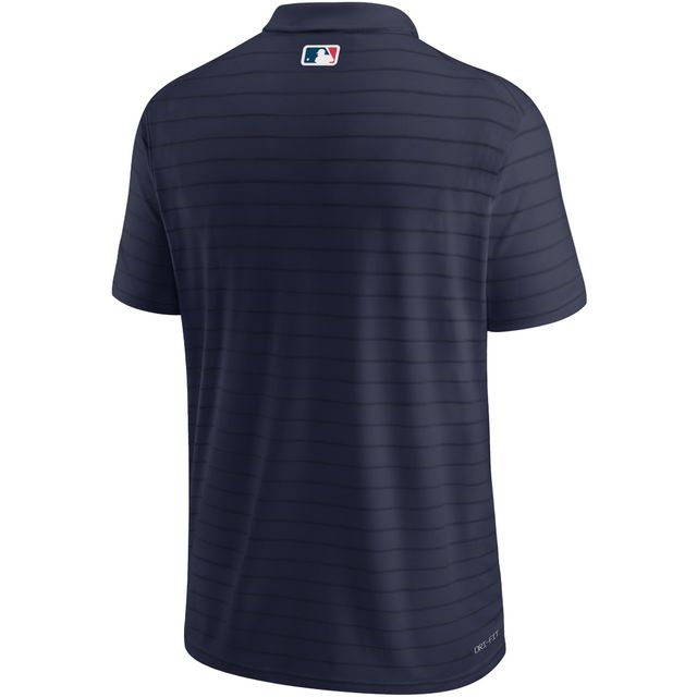 Polo en piqué rayé Performance St. Louis Cardinals Authentic Collection pour homme - Bleu marine