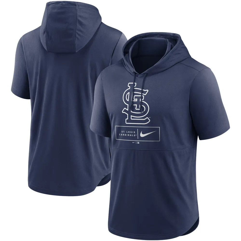 St Louis Cardinals Short Sleeve Hoodie 