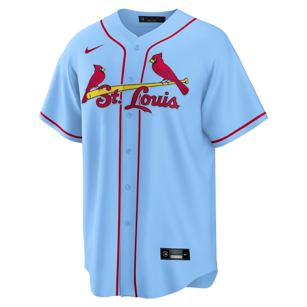 Men's Nike Nolan Arenado Light Blue St. Louis Cardinals Alternate Official Replica Player Jersey