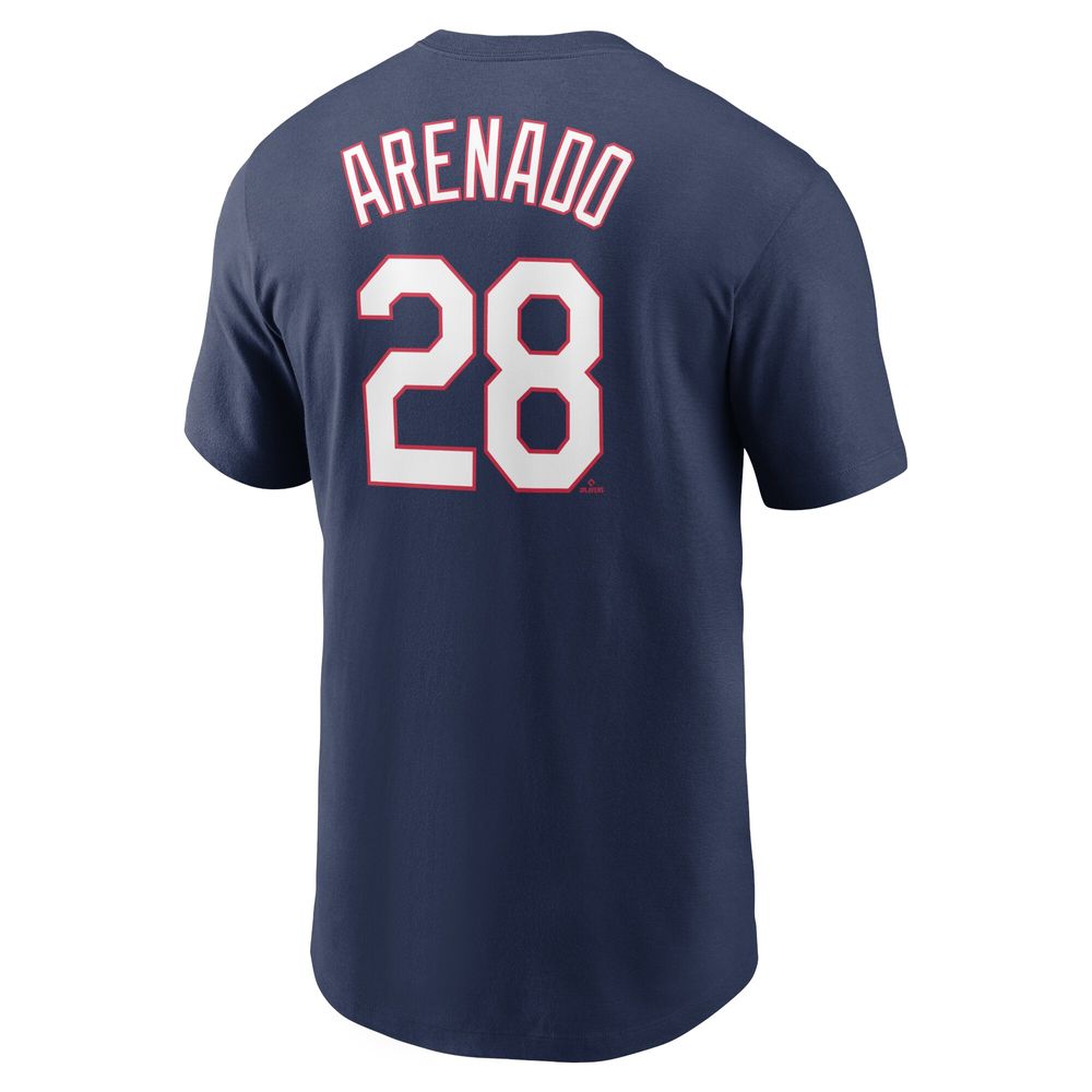 Men's Nike Nolan Arenado Navy St. Louis Cardinals Name & Number T-Shirt