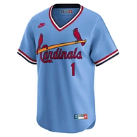 Maillot Nike Ozzie Smith bleu pour homme des Cardinals de St. Louis, collection rétro Cooperstown limitée