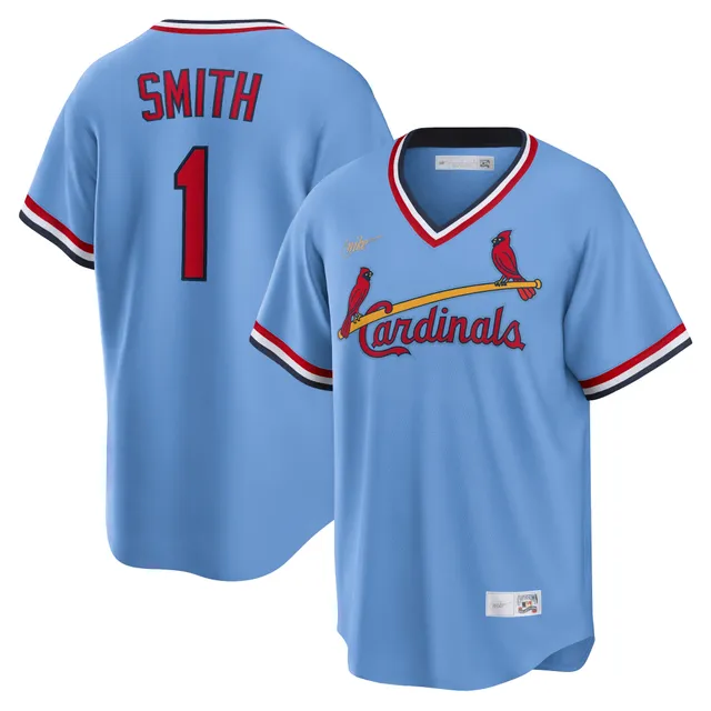 Ozzie Smith St. Louis Cardinals Autographed Navy Mitchell & Ness
