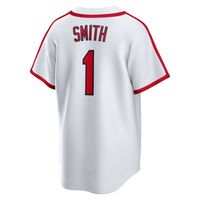 Men's Nike Ozzie Smith White St. Louis Cardinals Home Cooperstown Collection Player Jersey