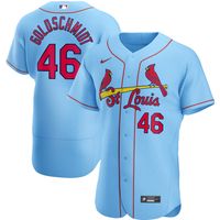 Men's Nike Paul Goldschmidt Light Blue St. Louis Cardinals Alternate Authentic Player - Jersey