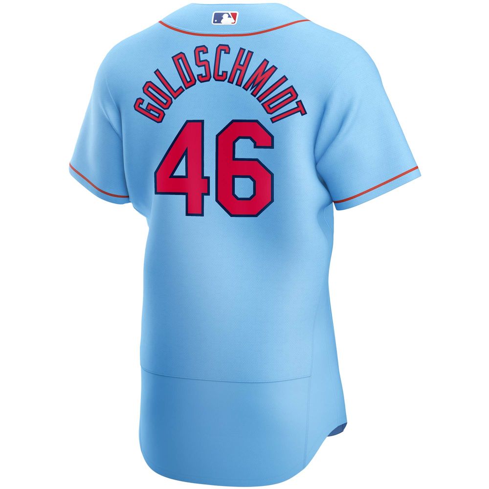 Men's Nike Paul Goldschmidt Light Blue St. Louis Cardinals Alternate Authentic Player - Jersey