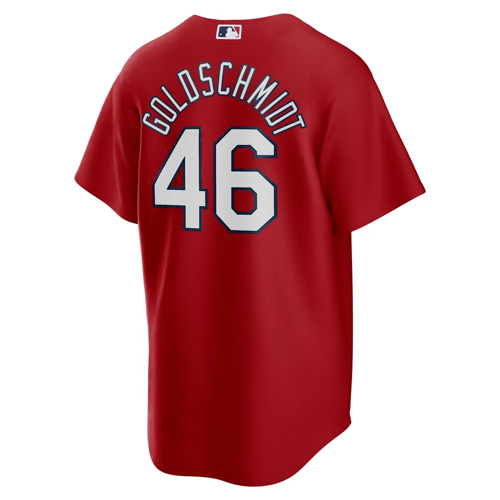 Youth Nike Paul Goldschmidt Red St. Louis Cardinals Player Name & Number  T-Shirt
