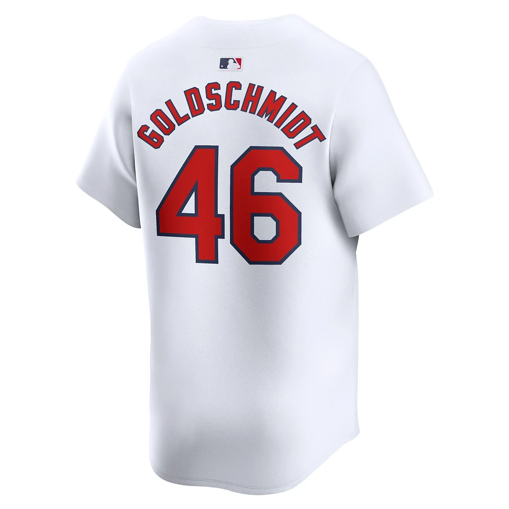 Maillot Nike Paul Goldschmidt pour homme, blanc, St. Louis Cardinals, domicile limité, joueur